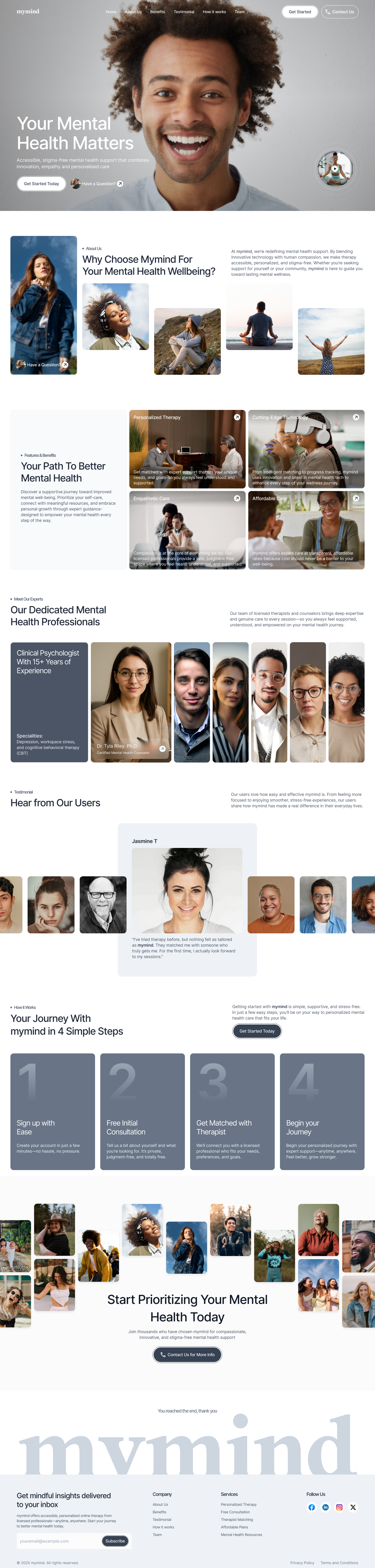 Mymind — Landing Page Redesign